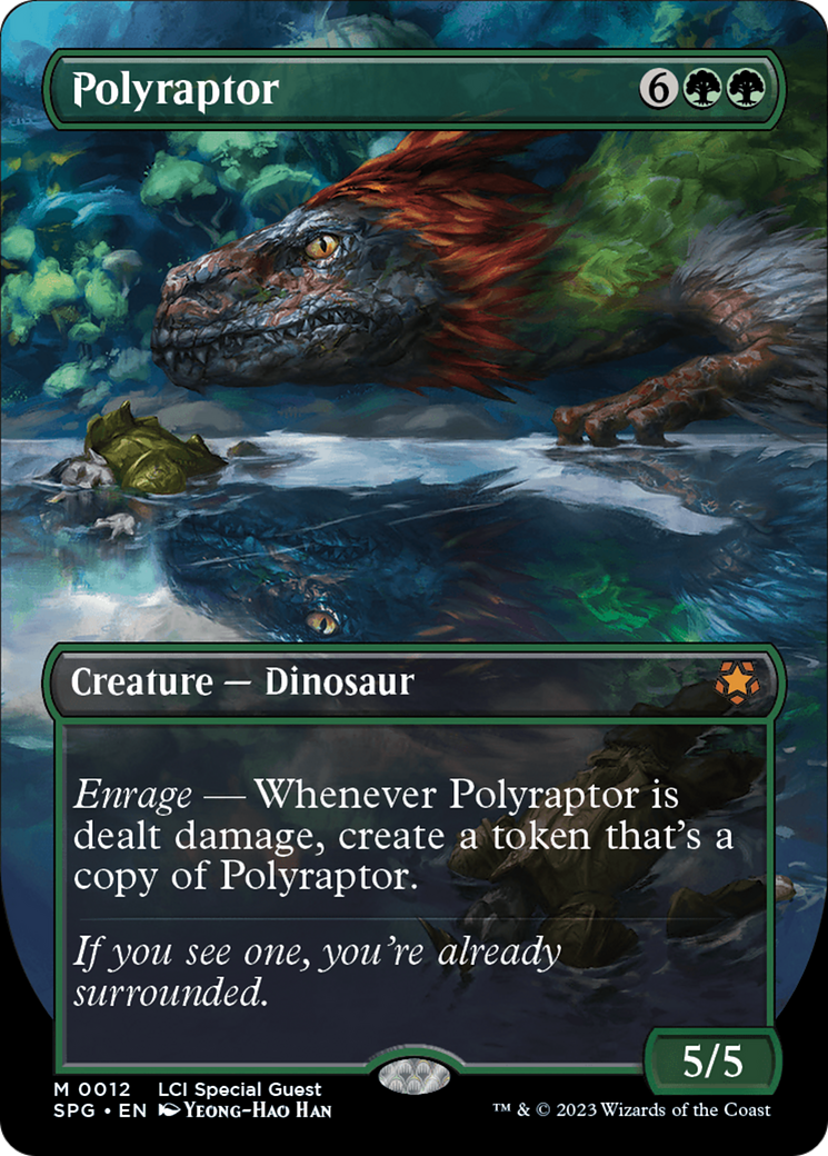 Polyraptor (Borderless) [The Lost Caverns of Ixalan Special Guests] | Good Games Morley
