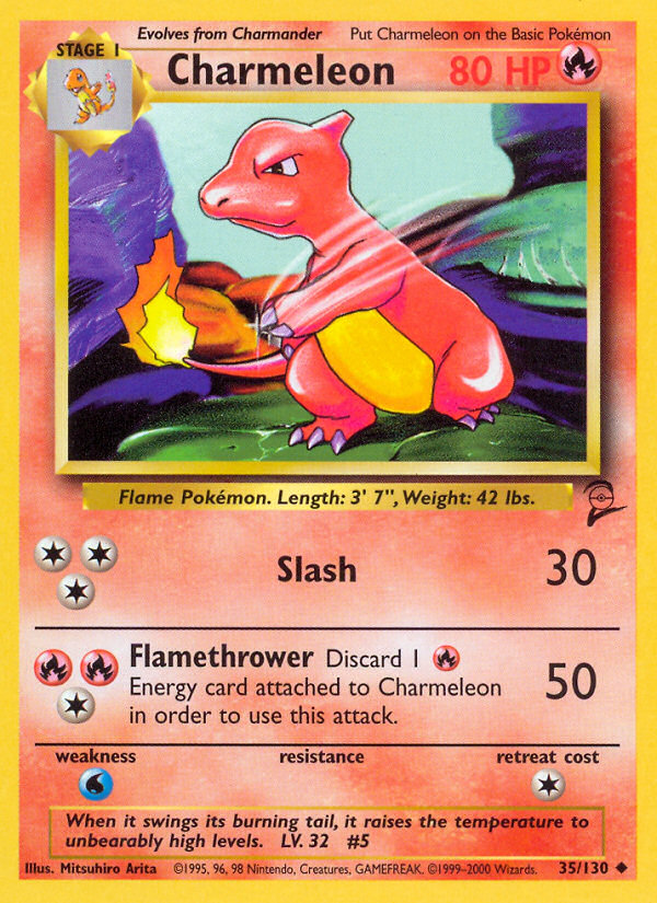 Charmeleon (35/130) [Base Set 2] | Good Games Morley