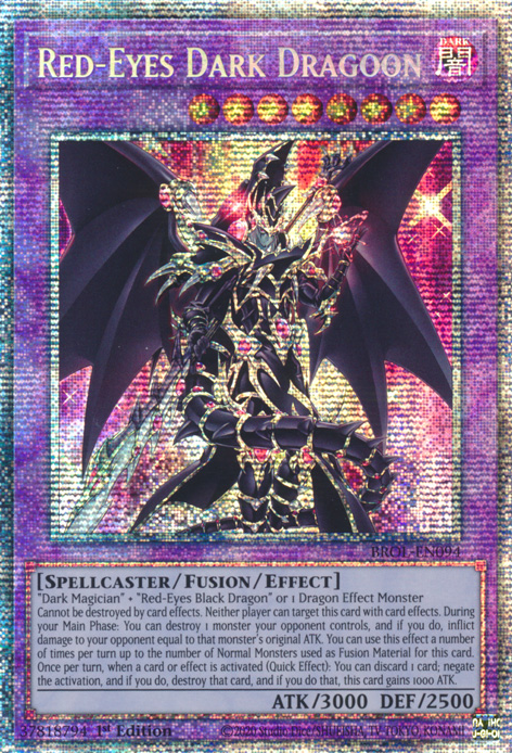 Red-Eyes Dark Dragoon [BROL-EN094] Starlight Rare | Good Games Morley