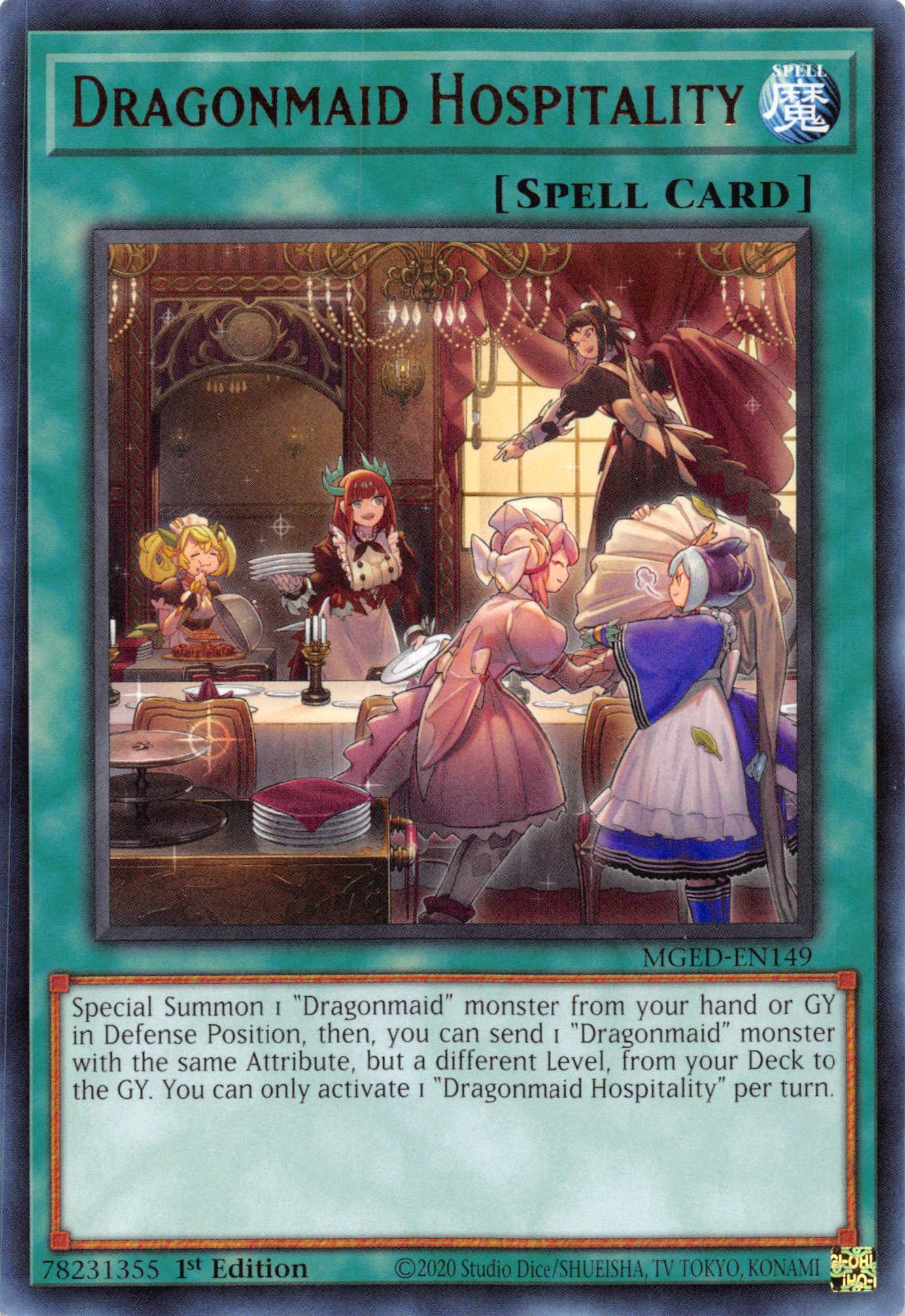 Dragonmaid Hospitality [MGED-EN149] Rare | Good Games Morley