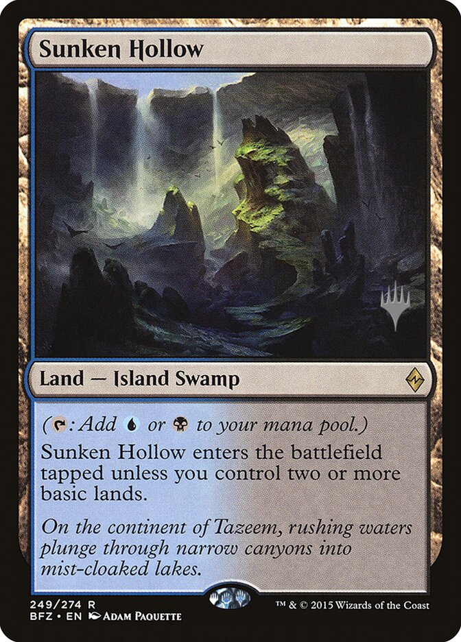 Sunken Hollow [Battle for Zendikar Promos] | Good Games Morley