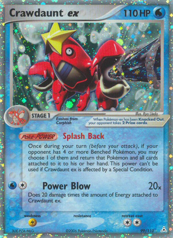 Crawdaunt ex (99/110) [EX: Holon Phantoms] | Good Games Morley