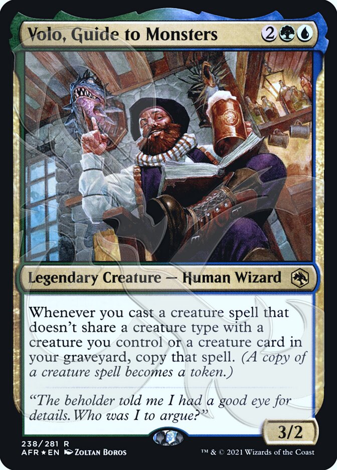 Volo, Guide to Monsters (Ampersand Promo) [Dungeons & Dragons: Adventures in the Forgotten Realms Promos] | Good Games Morley