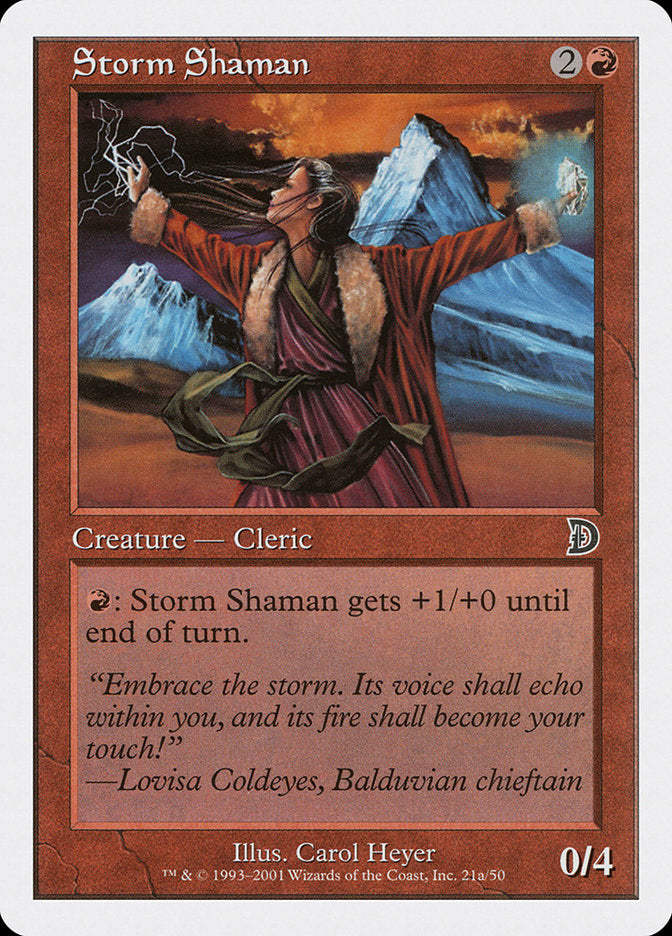 Storm Shaman (Female) [Deckmasters] | Good Games Morley