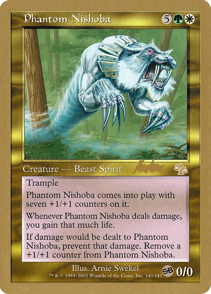 Phantom Nishoba (Brian Kibler) (SB) [World Championship Decks 2002] | Good Games Morley