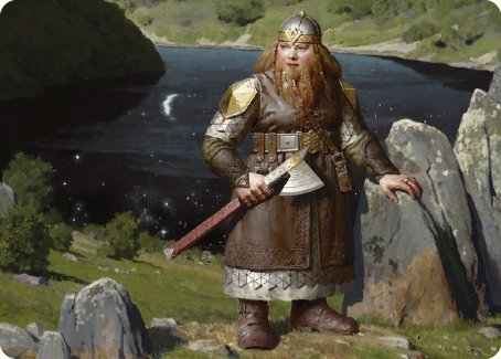 Mirrormere Guardian Art Card [The Lord of the Rings: Tales of Middle-earth Art Series] | Good Games Morley