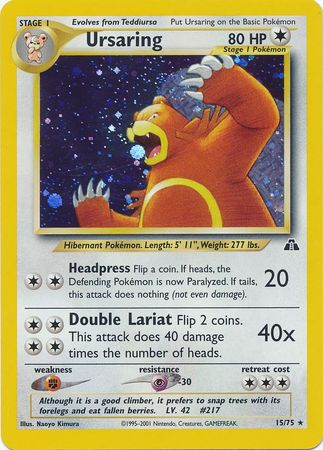 Ursaring (15/75) [Neo Discovery Unlimited] | Good Games Morley