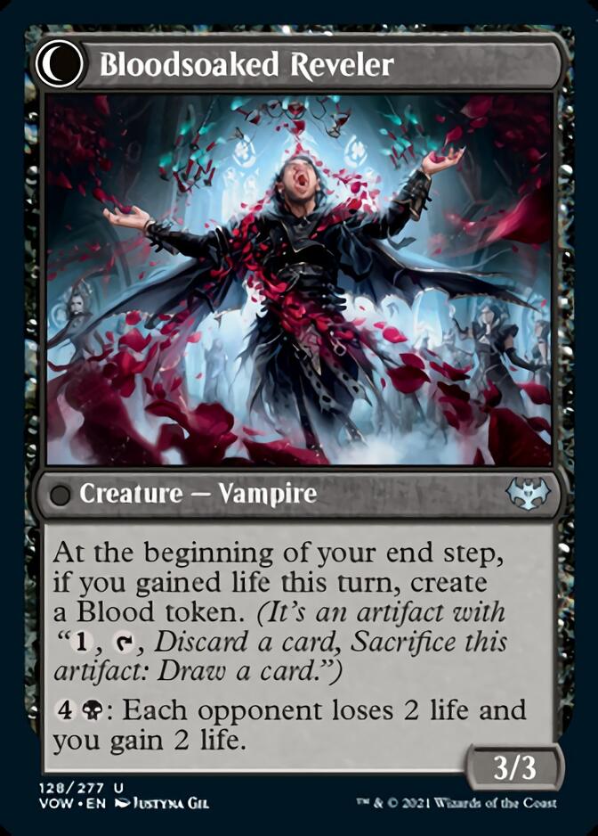 Restless Bloodseeker // Bloodsoaked Reveler [Innistrad: Crimson Vow] | Good Games Morley