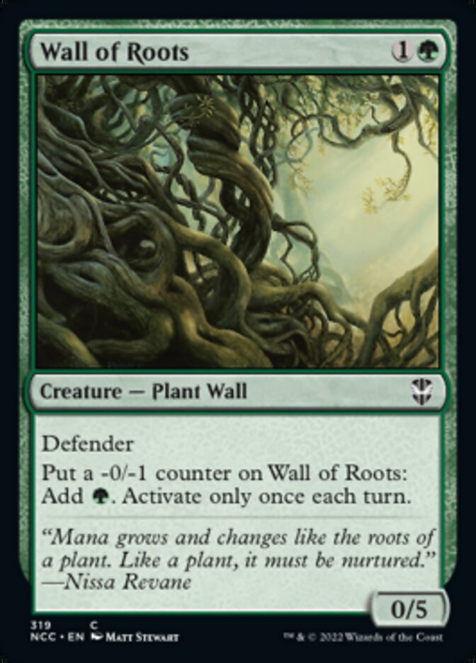 Wall of Roots [Streets of New Capenna Commander] | Good Games Morley