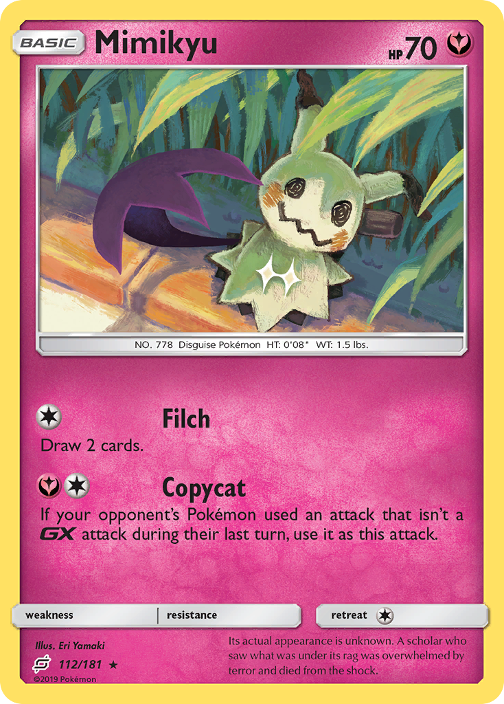 Mimikyu (112/181) [Sun & Moon: Team Up] | Good Games Morley