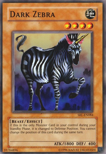 Dark Zebra [SRL-EN084] Common | Good Games Morley