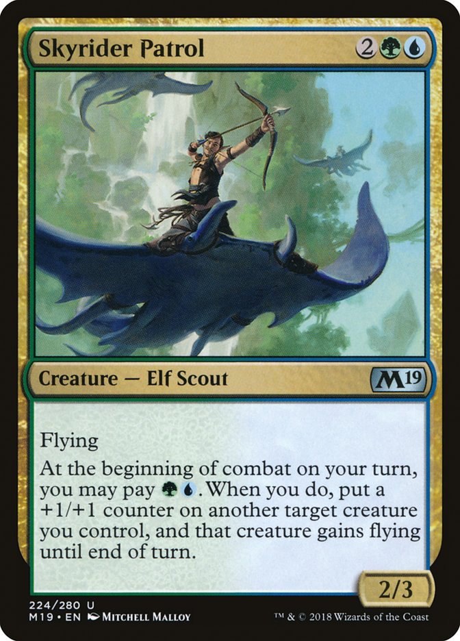Skyrider Patrol [Core Set 2019] | Good Games Morley