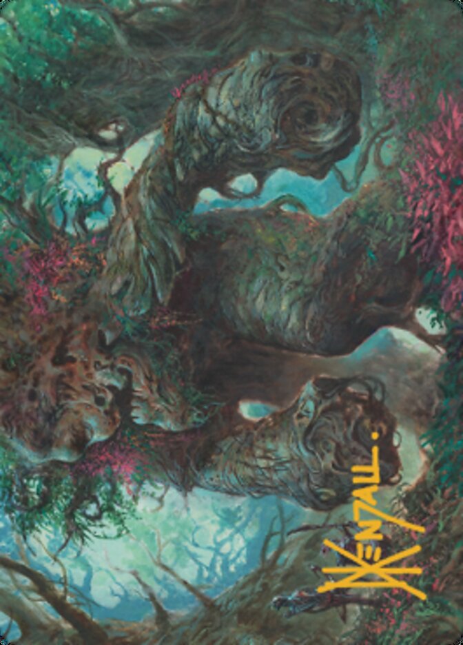 Magnigoth Sentry Art Card (Gold-Stamped Signature) [Dominaria United Art Series] | Good Games Morley