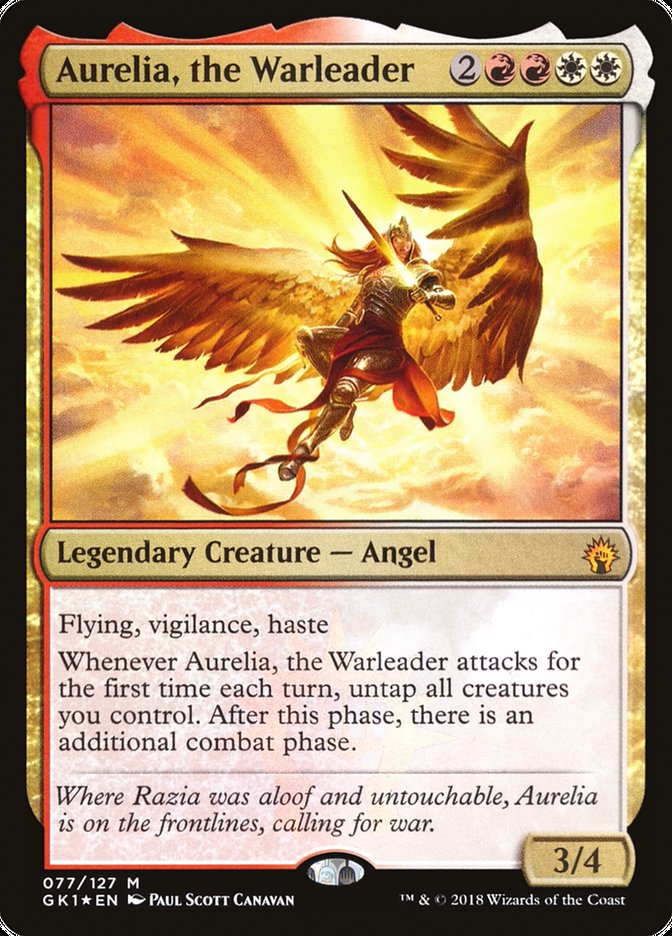 Aurelia, the Warleader [Guilds of Ravnica Guild Kit] | Good Games Morley