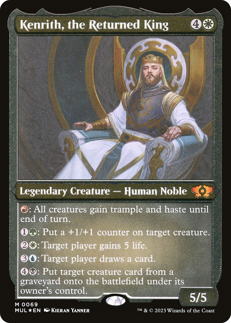 Kenrith, the Returned King (Foil Etched) [Multiverse Legends] | Good Games Morley