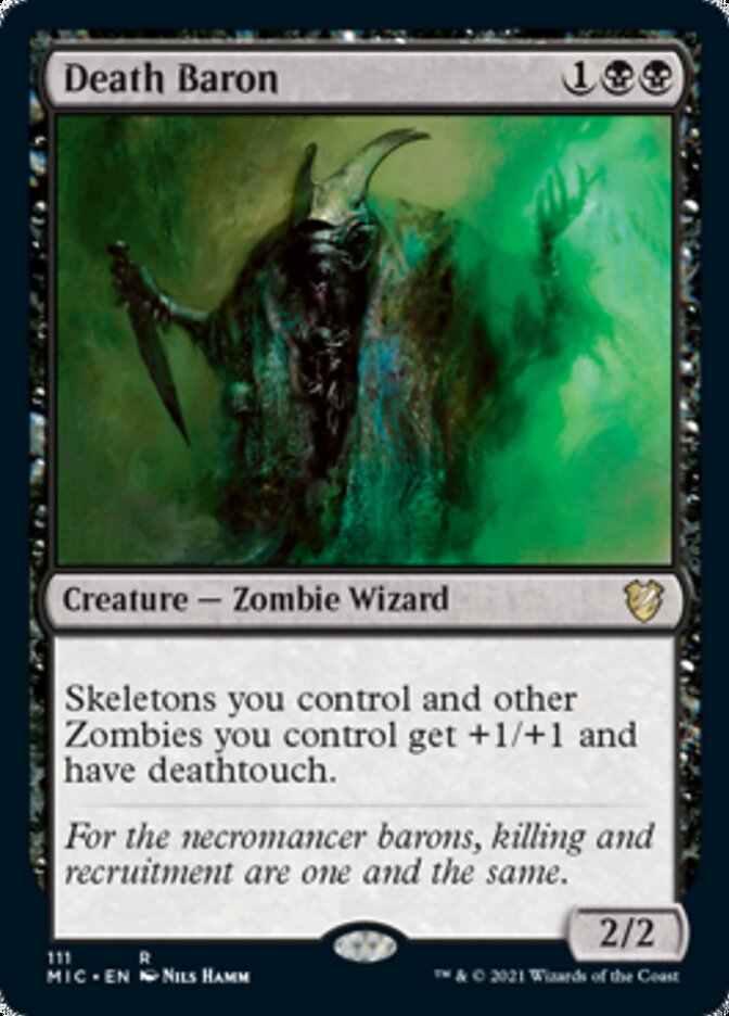 Death Baron [Innistrad: Midnight Hunt Commander] | Good Games Morley