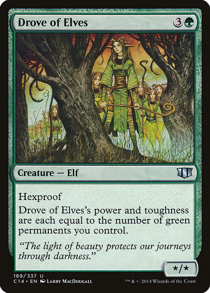 Drove of Elves [Commander 2014] | Good Games Morley