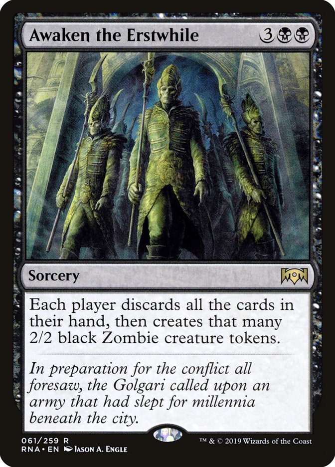 Awaken the Erstwhile [Ravnica Allegiance] | Good Games Morley
