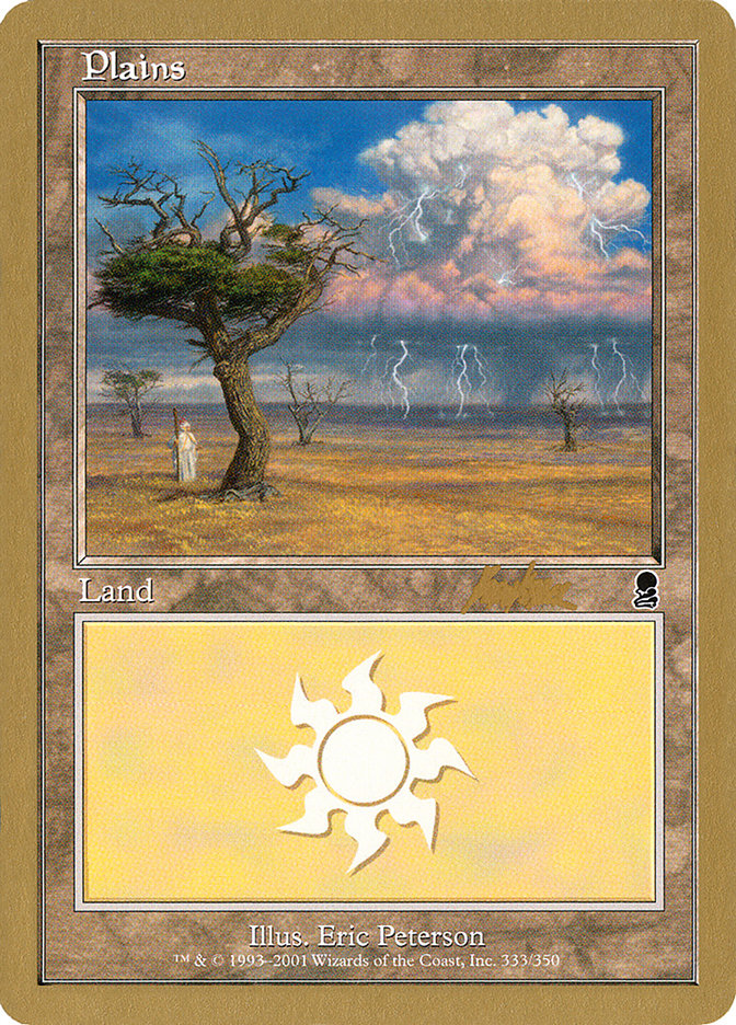 Plains (bk333) (Brian Kibler) [World Championship Decks 2002] | Good Games Morley
