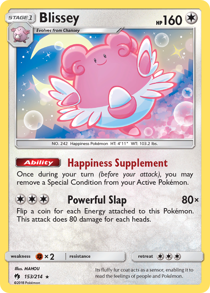 Blissey (153/214) [Sun & Moon: Lost Thunder] | Good Games Morley