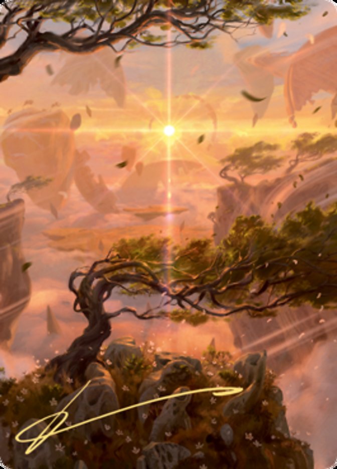 Windswept Heath Art Card (Gold-Stamped Signature) [Zendikar Rising Art Series] | Good Games Morley