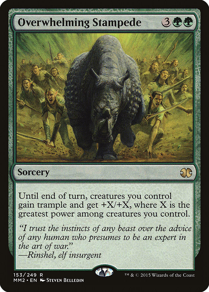 Overwhelming Stampede [Modern Masters 2015] | Good Games Morley