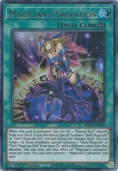 Magician's Salvation [MP21-EN256] Ultra Rare | Good Games Morley