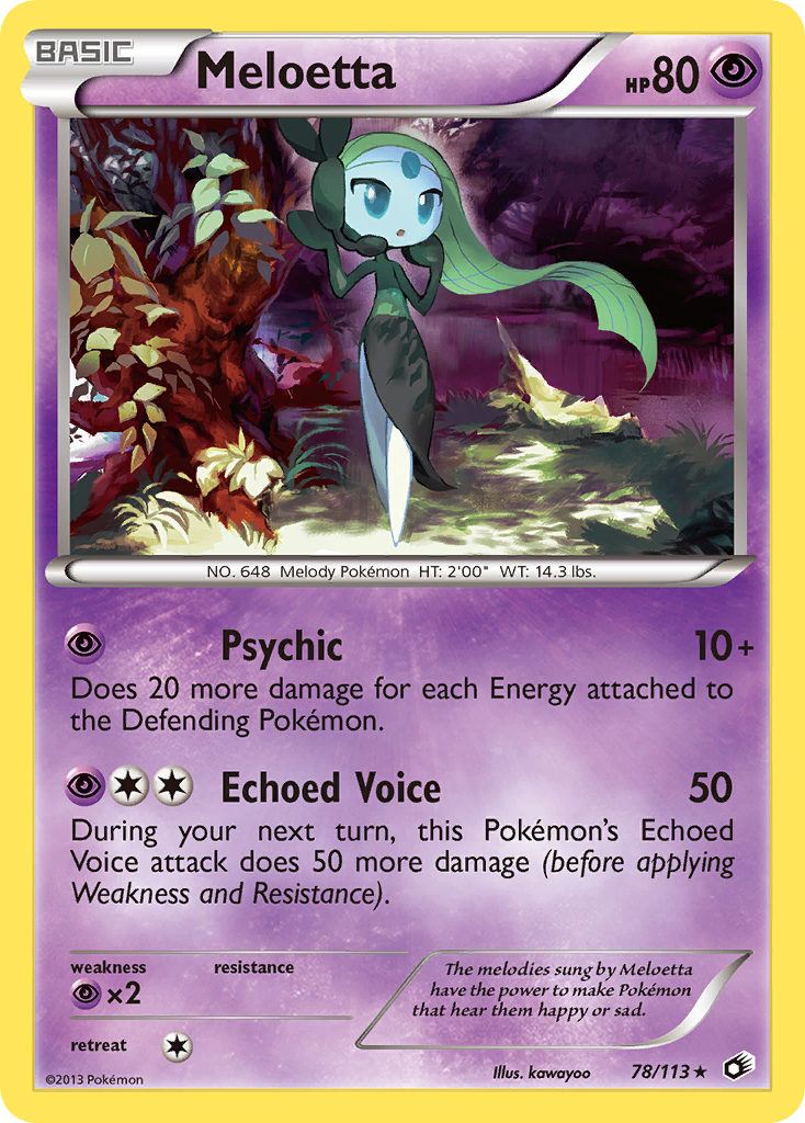 Meloetta (78/113) [Black & White: Legendary Treasures] | Good Games Morley
