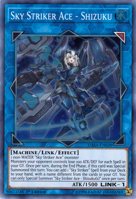 Sky Striker Ace - Shizuku [DASA-EN028] Super Rare | Good Games Morley