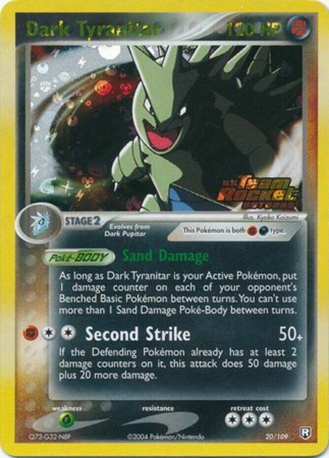 Dark Tyranitar (20/109) (Stamped) [EX: Team Rocket Returns] | Good Games Morley