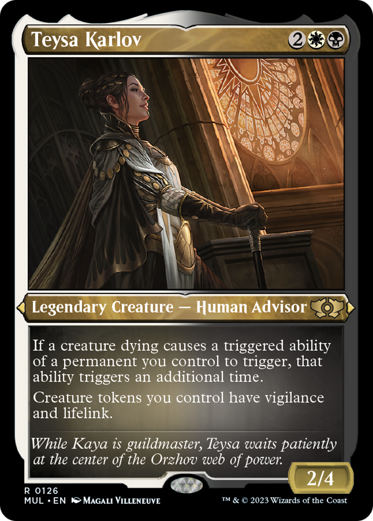 Teysa Karlov (Foil Etched) [Multiverse Legends] | Good Games Morley