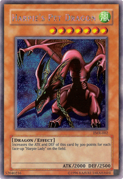 Harpie's Pet Dragon (Forbidden Memories) [FMR-002] Prismatic Secret Rare | Good Games Morley