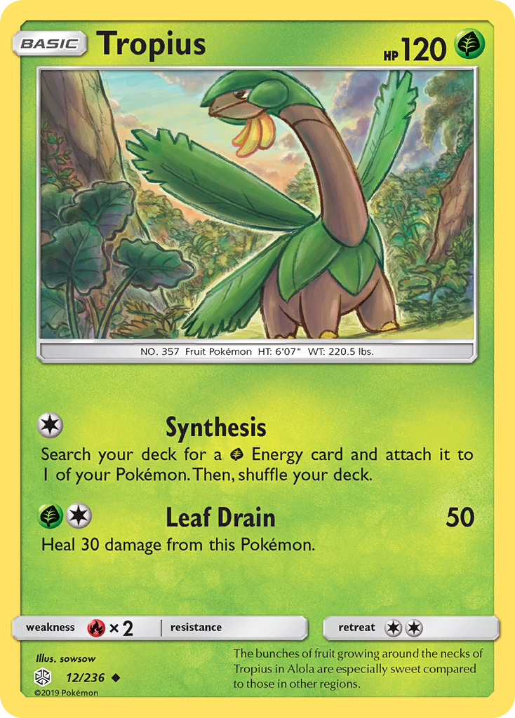 Tropius (12/236) [Sun & Moon: Cosmic Eclipse] | Good Games Morley