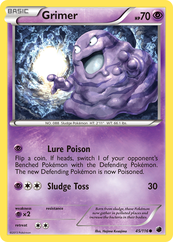 Grimer (45/116) [Black & White: Plasma Freeze] | Good Games Morley