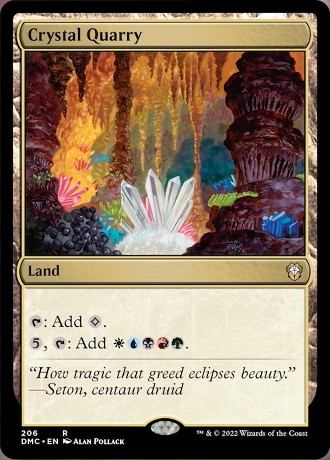 Crystal Quarry [Dominaria United Commander] | Good Games Morley