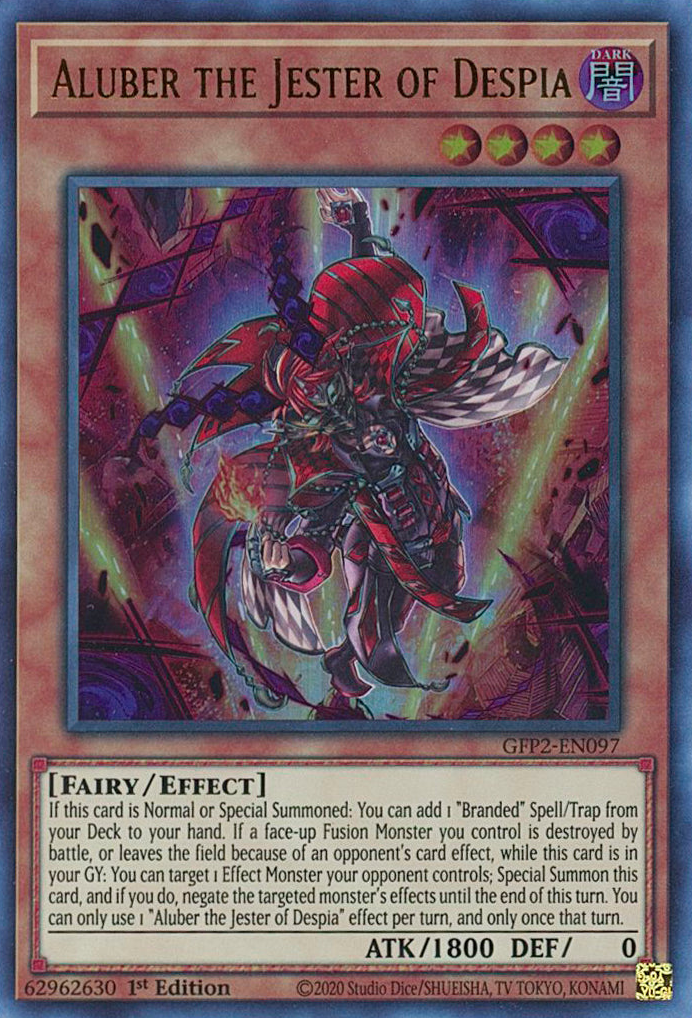 Aluber the Jester of Despia [GFP2-EN097] Ultra Rare | Good Games Morley