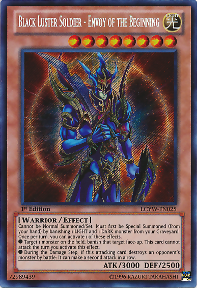 Black Luster Soldier - Envoy of the Beginning [LCYW-EN025] Secret Rare | Good Games Morley