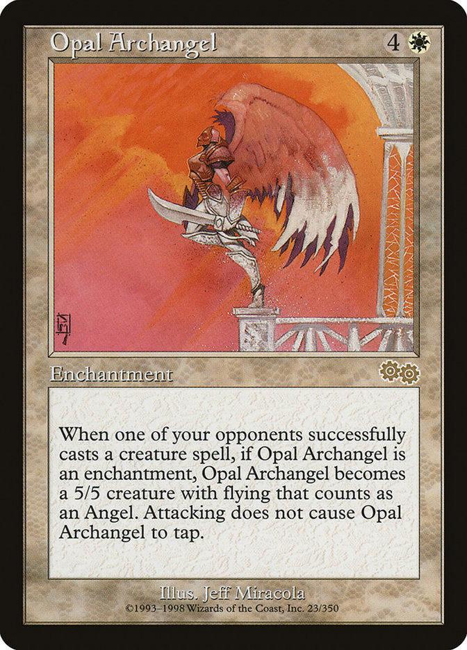 Opal Archangel [Urza's Saga] | Good Games Morley