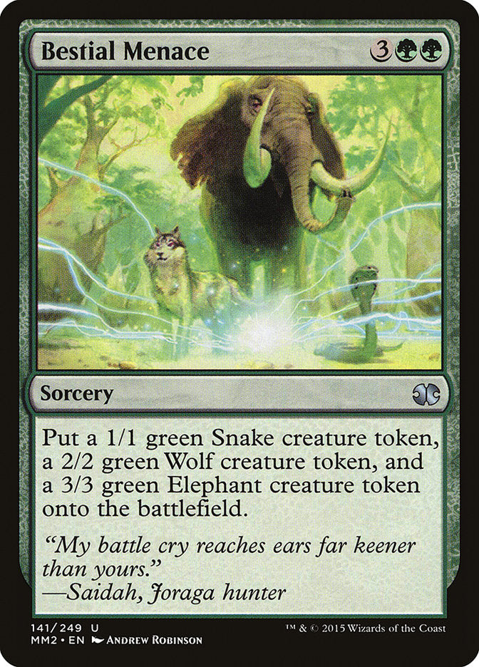 Bestial Menace [Modern Masters 2015] | Good Games Morley