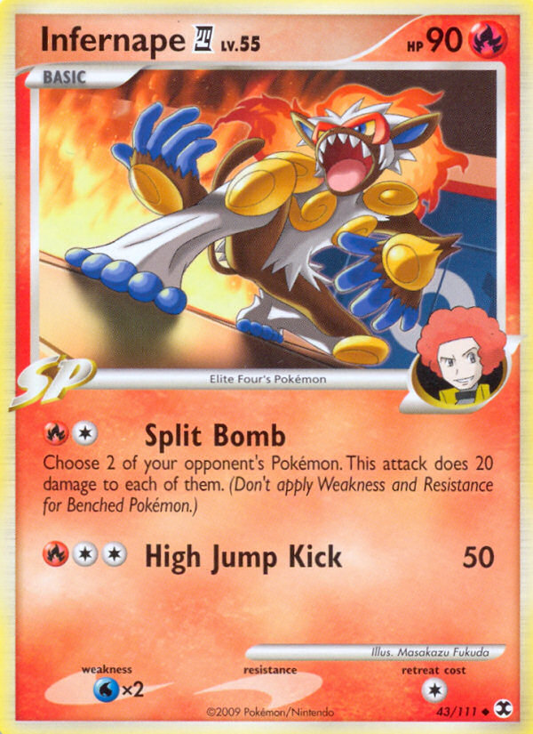 Infernape (43/111) [Platinum: Rising Rivals] | Good Games Morley