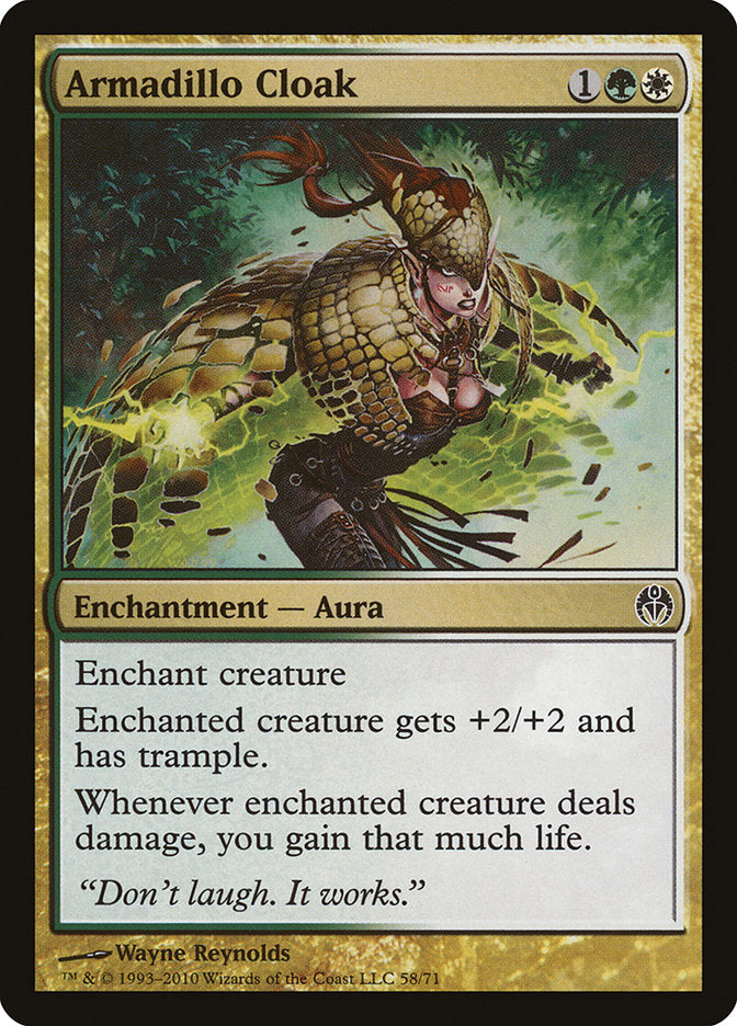 Armadillo Cloak [Duel Decks: Phyrexia vs. the Coalition] | Good Games Morley