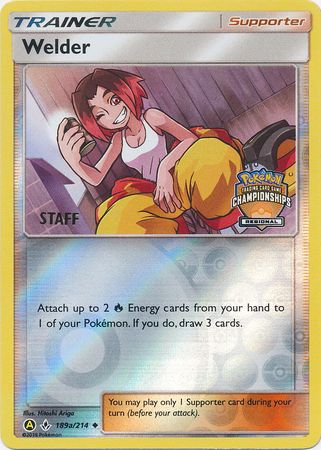 Welder (189a/214) (Regional Championship Promo Staff) [Sun & Moon: Unbroken Bonds] | Good Games Morley