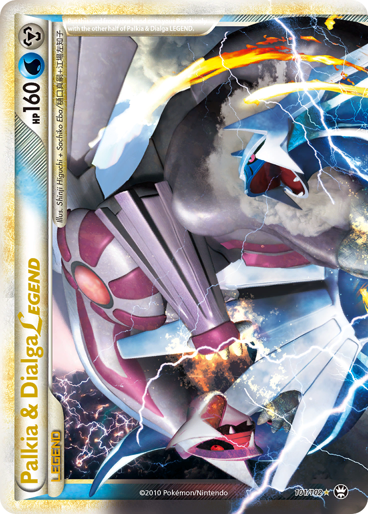 Palkia & Dialga LEGEND (101/102) [HeartGold & SoulSilver: Triumphant] | Good Games Morley