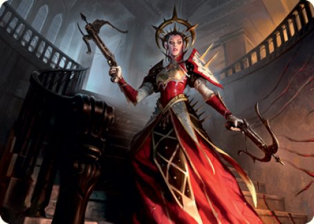 Bloodthirsty Adversary Art Card [Innistrad: Midnight Hunt Art Series] | Good Games Morley