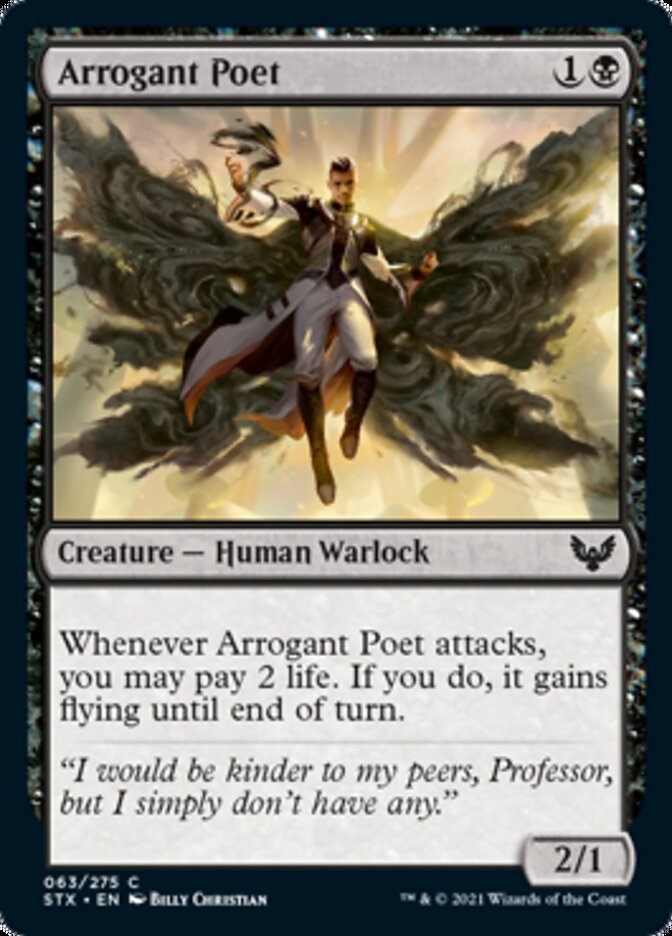 Arrogant Poet [Strixhaven: School of Mages] | Good Games Morley