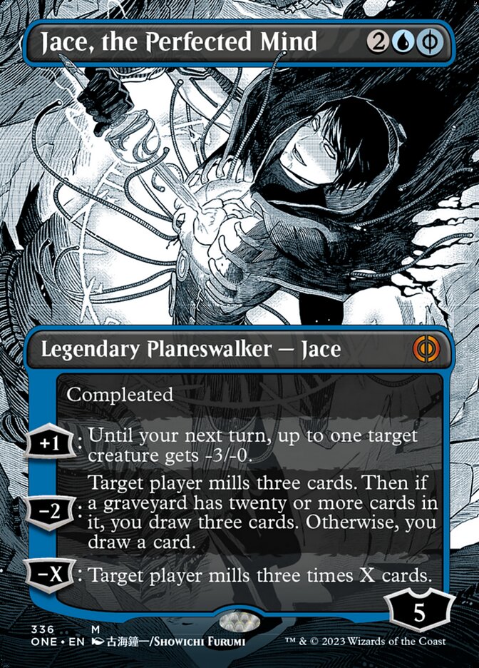 Jace, the Perfected Mind (Borderless Manga) [Phyrexia: All Will Be One] | Good Games Morley