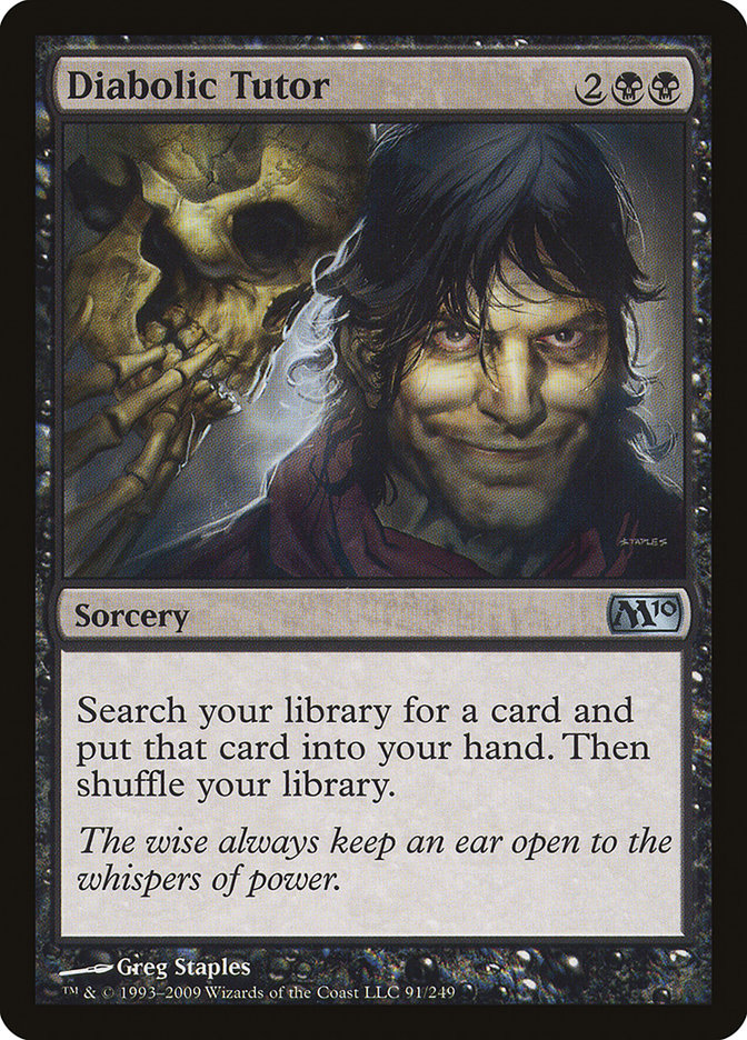 Diabolic Tutor [Magic 2010] | Good Games Morley
