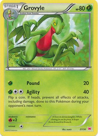 Grovyle (27/30) [XY: Trainer Kit 2 - Latias] | Good Games Morley