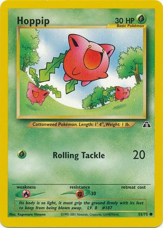 Hoppip (55/75) [Neo Discovery Unlimited] | Good Games Morley
