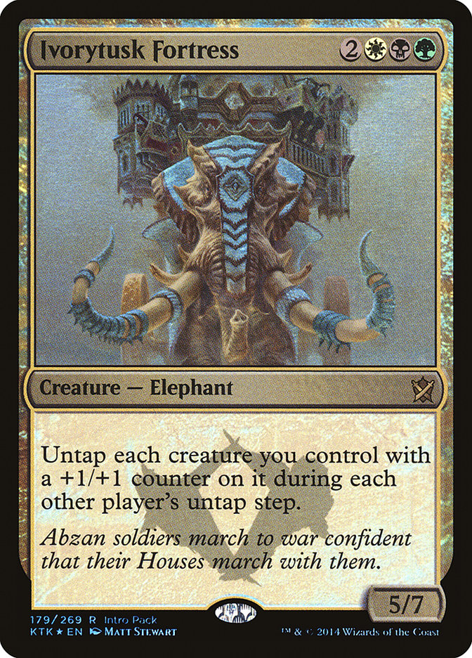 Ivorytusk Fortress (Intro Pack) [Khans of Tarkir Promos] | Good Games Morley